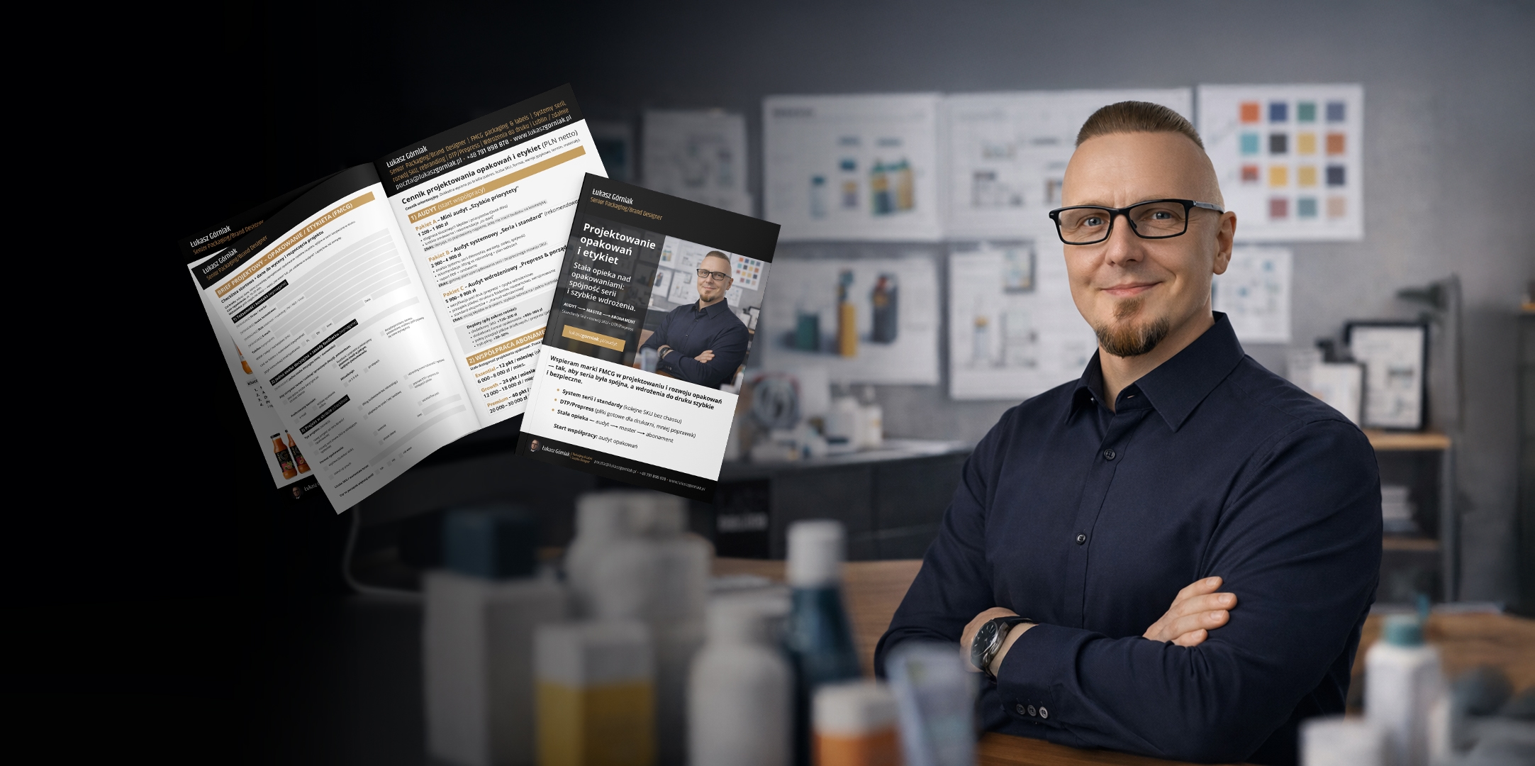 Łukasz Górniak – projektant opakowań i etykiet