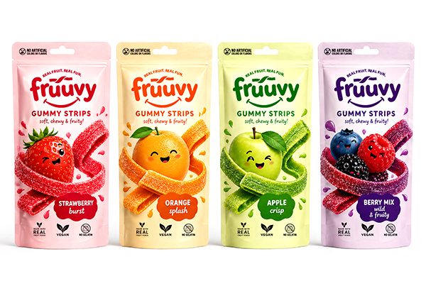 Fruuvy gummy strips