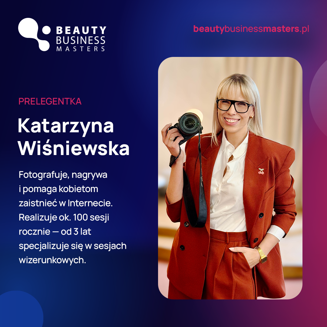 Beauty Business Masters – kwadratowy szablon social media 1080 × 1080 px, format 1:1
